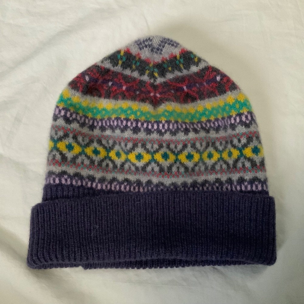 100% New Wool Fair-Isle Hat by Mackie, made in Scotland